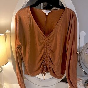 Burnt Orange Joy Lab Cropped Top